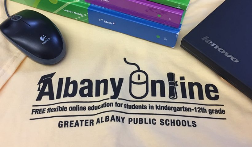 Albany Online T-Shirt Logo